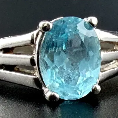 Topaz Sterling Silver Ring 