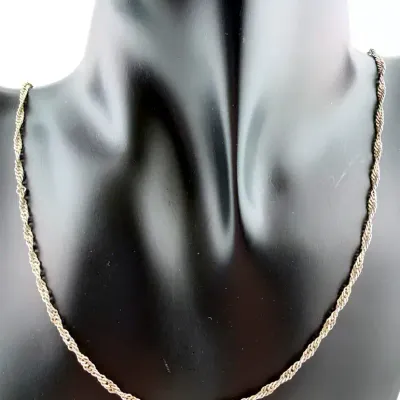Italian Sterling Silver Rope Chain