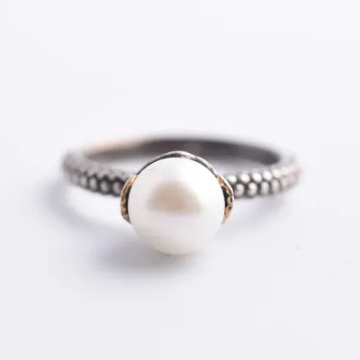 Pearl Sterling Silver Ring