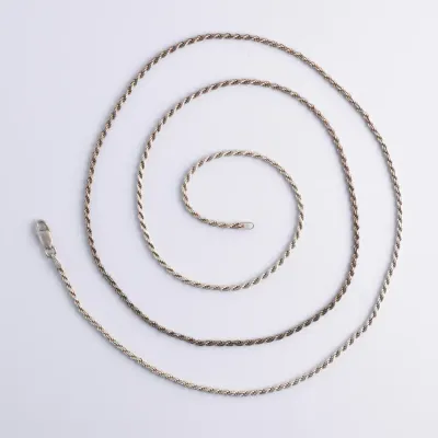 Sterling Silver Rope Chain Necklace
