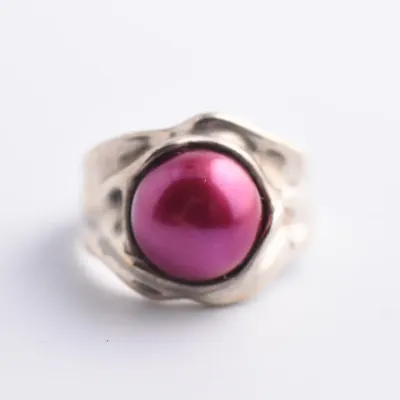 Hagit Gorali, Pearl Sterling Silver Ring