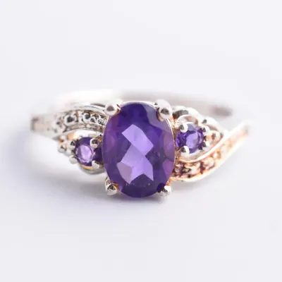 Amethyst Sterling Silver Ring