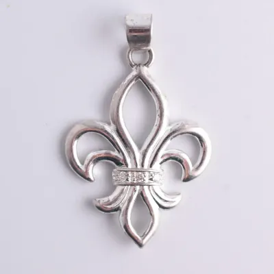 Sterling Silver Fleur De Lis Pendant