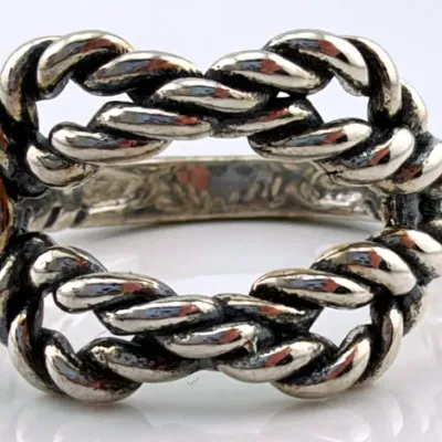 American West Carolyn Pollack Sterling Silver Love Knot Ring