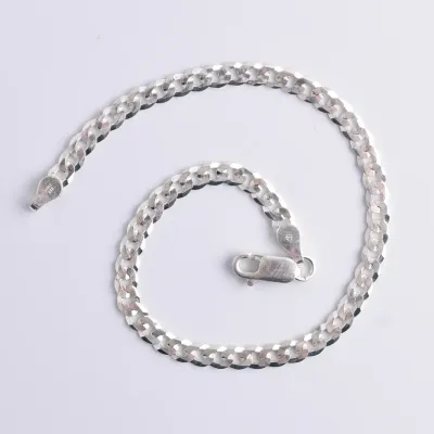 Italian Sterling Silver Chain Bracelet