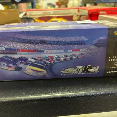 Action Collectables 1:24 scale NASCAR stock car in its original 10th anniversary limited edition box.