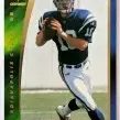 1998 Donruss Odyssey Peyton Manning rookie football trading card depicting him in his Indianapolis Colts uniform.