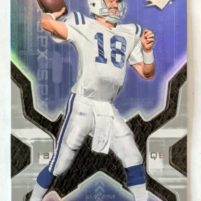 2007 Upper Deck SPx Peyton Manning Indianapolis Colts trading card.