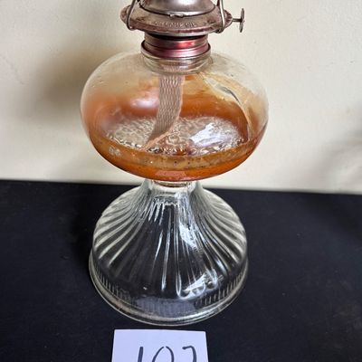 Antique Oil Lamp Kerosene