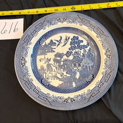 Churchill Blue Willow Dinner Plate made in England