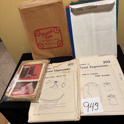 Vintage Costume Pattern Lot
