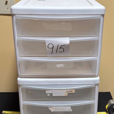 3-Drawer Storage Unit Lot