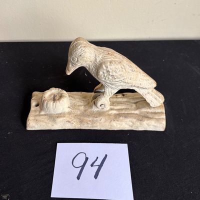 vintage cast iron woodpecker bird door knocker