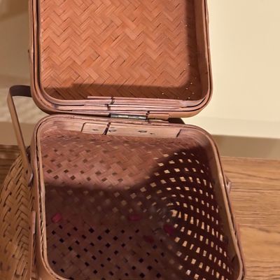 vintage woven basket