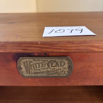 Vintage White Clad Cabinet