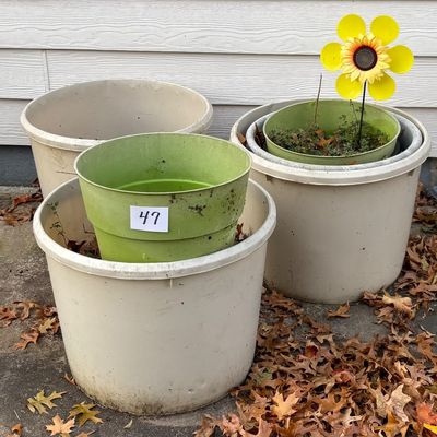 Mineral Feeders and Plastic Pots