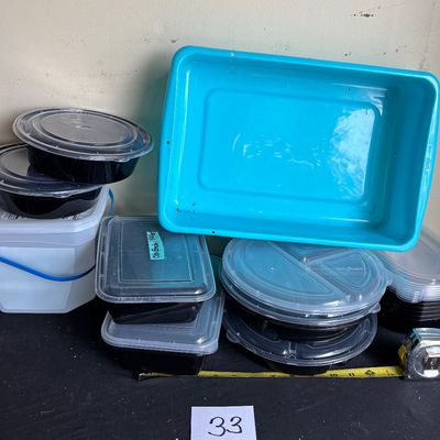 Plastic Container Lot