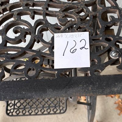 Antique Black Cast Iron Treadle Sewing Machine Table Base by New Home Table