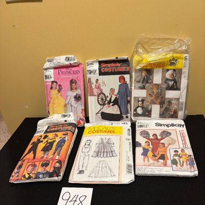 Kids Costume Pattern Lot