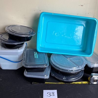 Plastic Container Lot
