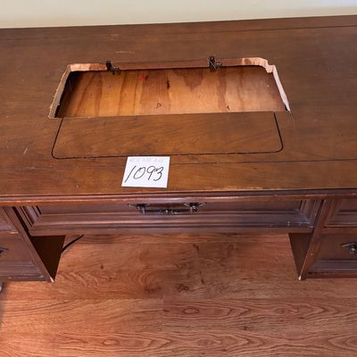 Vintage Sewing Machine Cabinet