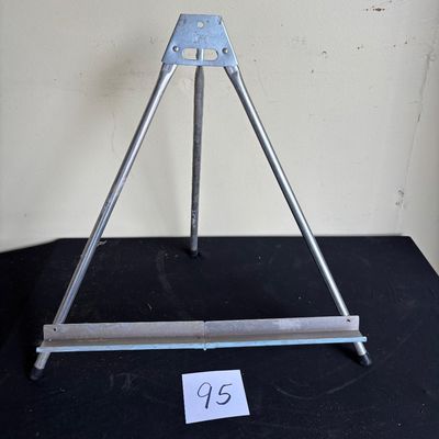 vintage Stanrite aluminum tabletop folding art easel