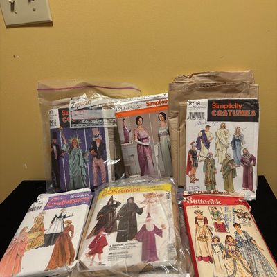 Vintage Costume Pattern Lot