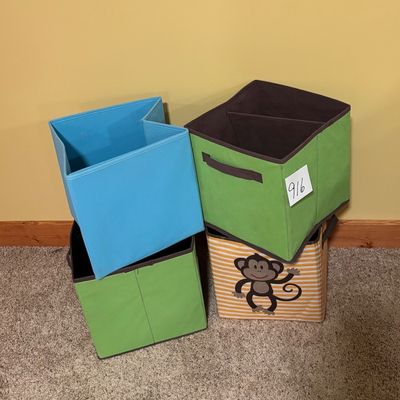 Fabric Storage Cube - 1 Pc Foldable Storage Bin Organizer Lot