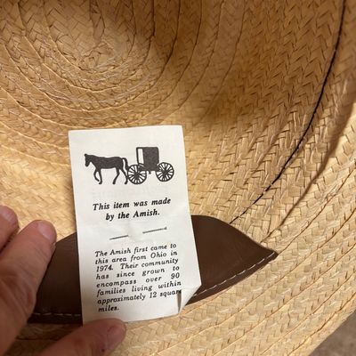 Amish Made Hat
