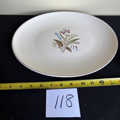 Chalet by EDWIN KNOWLES 12" Oval Serving Platter