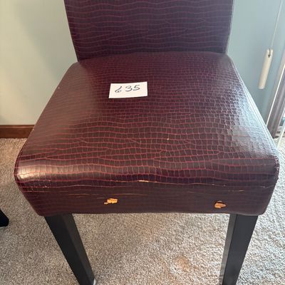 faux-leather Dining Chair