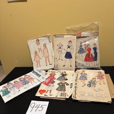 Vintage Kids Pattern Lot