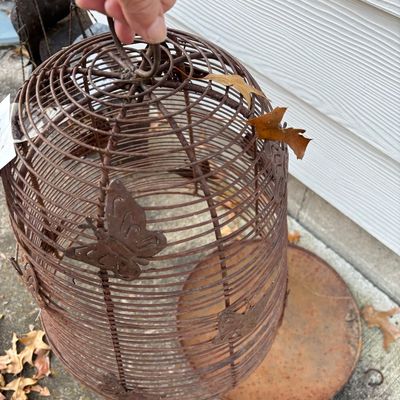 Bee Garden Cloche with Base