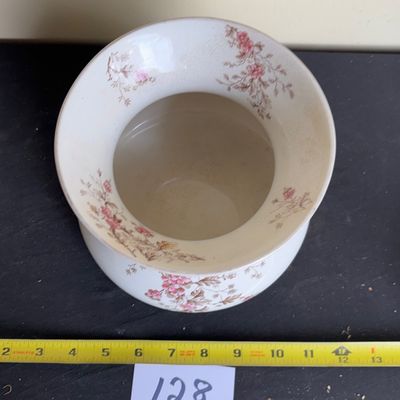 antique ceramic or ironstone spittoon