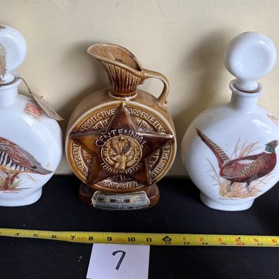 Vintage Whiskey Decanter Lot