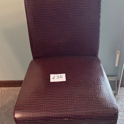 faux-leather Dining Chair