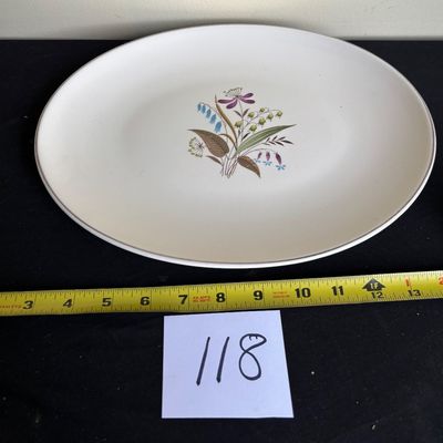 Chalet by EDWIN KNOWLES 12" Oval Serving Platter