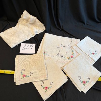 Small Tablecloth and Napkins