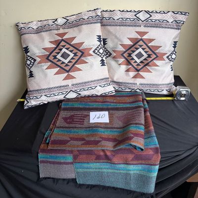 Small Blanket and Pillows