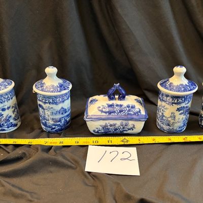 Spode Blue Room Collection Spice Jars and More