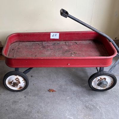 Vintage Red Wagon