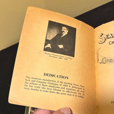 Vintage Sears Roebuck and Co Fall 1900 Consumers Guide Catalog, 1970 Reprint And More