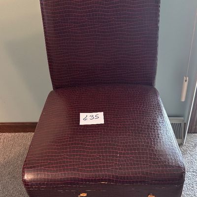 faux-leather Dining Chair