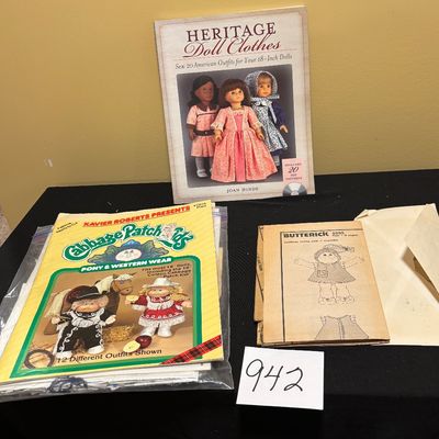 Doll Pattern Lot