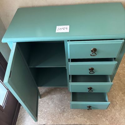 Vintage Teal Cabinet