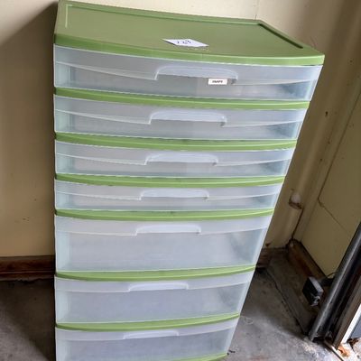 multi-tier plastic storage tower