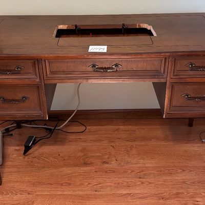 Vintage Sewing Machine Cabinet