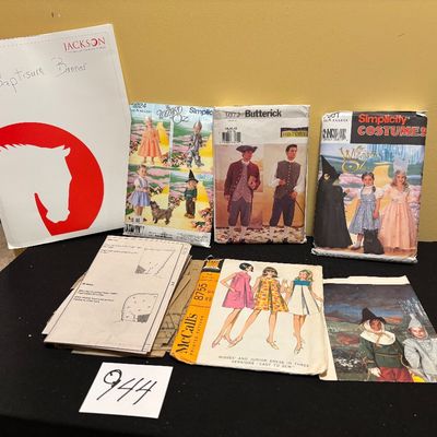 Vintage Costume Pattern Lot