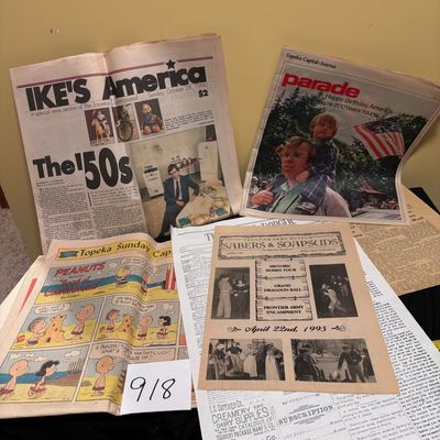Vintage News Paper Lot