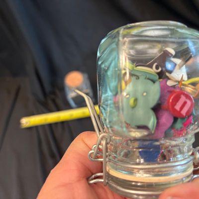 Small Glass Storage Glass Lot